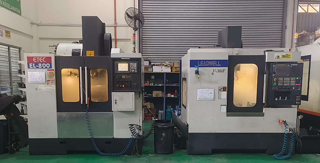 CNC Milling Machine 3-Axis, 800mm x 500mm